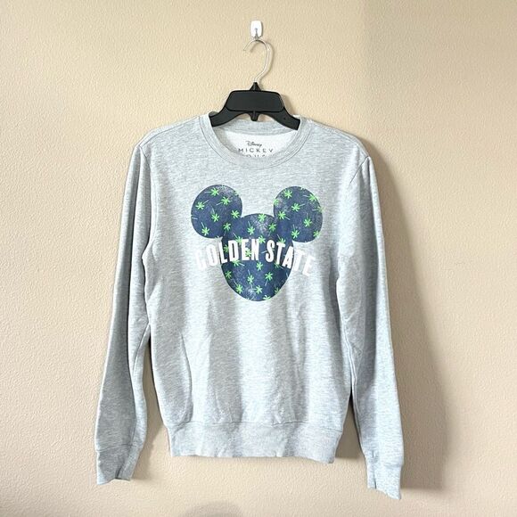 Disney Tops - Disney Mickey Golden State Palm Trees Sweatshirt